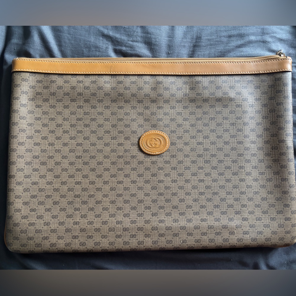 Authentic Vintage Gucci Laptop Case
